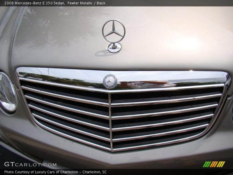 Pewter Metallic / Black 2008 Mercedes-Benz E 350 Sedan