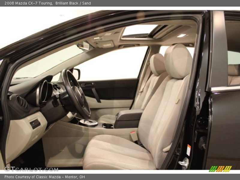 Brilliant Black / Sand 2008 Mazda CX-7 Touring