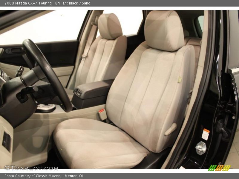 Brilliant Black / Sand 2008 Mazda CX-7 Touring