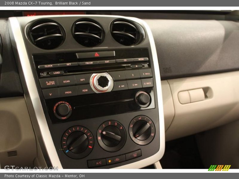 Brilliant Black / Sand 2008 Mazda CX-7 Touring