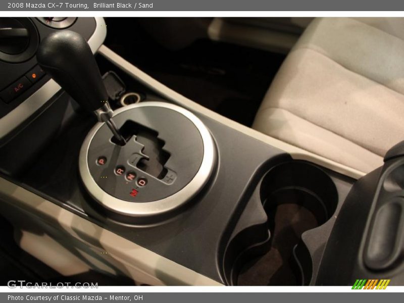 Brilliant Black / Sand 2008 Mazda CX-7 Touring