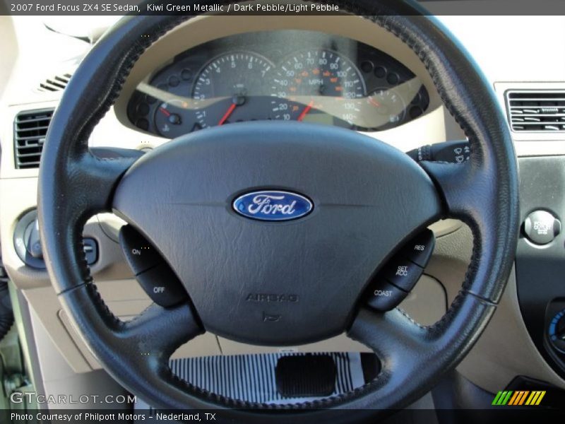 Kiwi Green Metallic / Dark Pebble/Light Pebble 2007 Ford Focus ZX4 SE Sedan