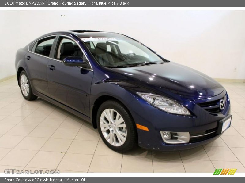 Kona Blue Mica / Black 2010 Mazda MAZDA6 i Grand Touring Sedan