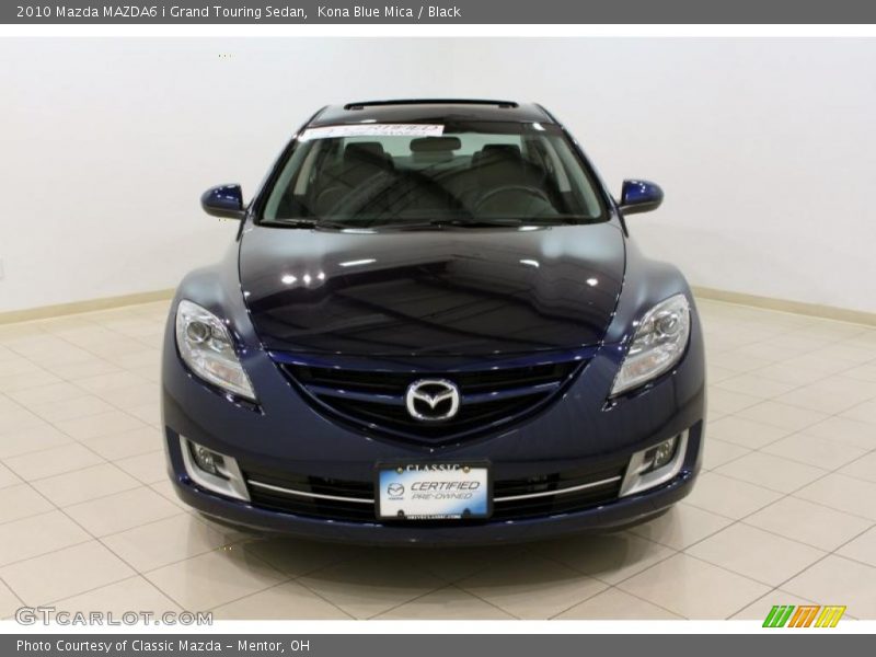 Kona Blue Mica / Black 2010 Mazda MAZDA6 i Grand Touring Sedan