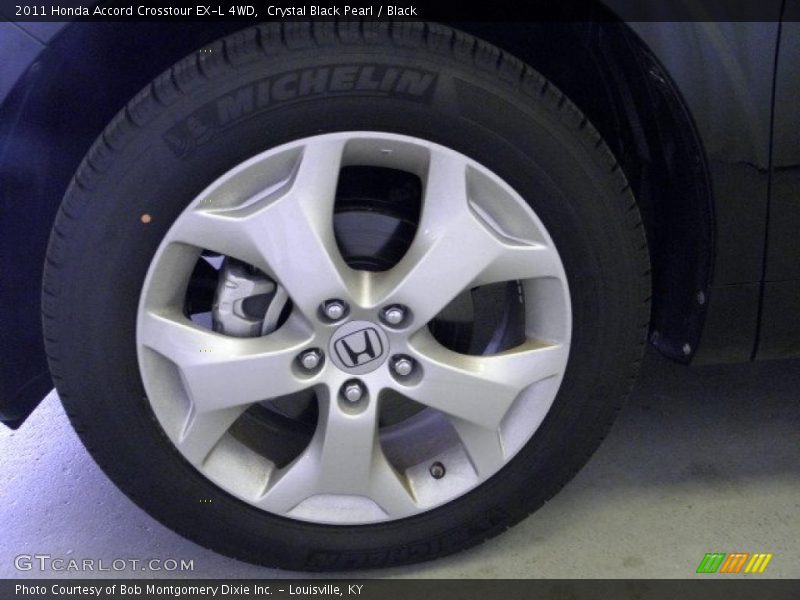 Crystal Black Pearl / Black 2011 Honda Accord Crosstour EX-L 4WD