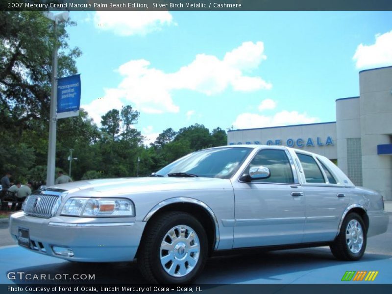 Silver Birch Metallic / Cashmere 2007 Mercury Grand Marquis Palm Beach Edition