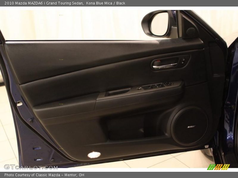 Kona Blue Mica / Black 2010 Mazda MAZDA6 i Grand Touring Sedan