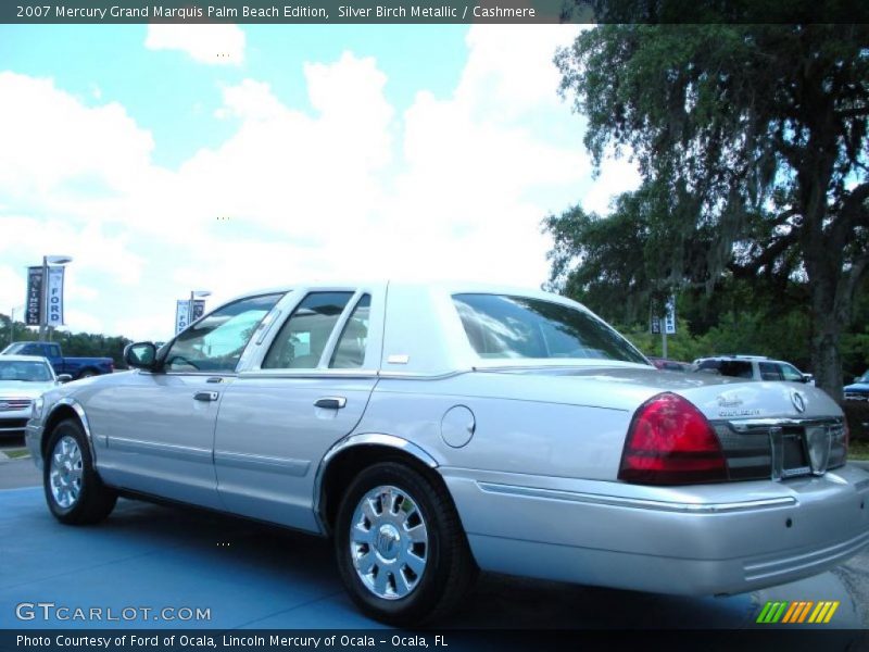 Silver Birch Metallic / Cashmere 2007 Mercury Grand Marquis Palm Beach Edition