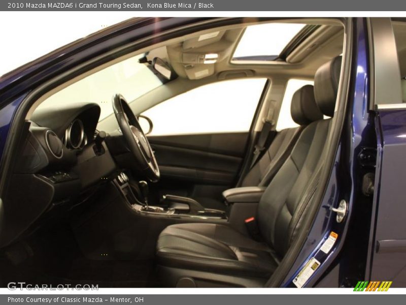 Kona Blue Mica / Black 2010 Mazda MAZDA6 i Grand Touring Sedan