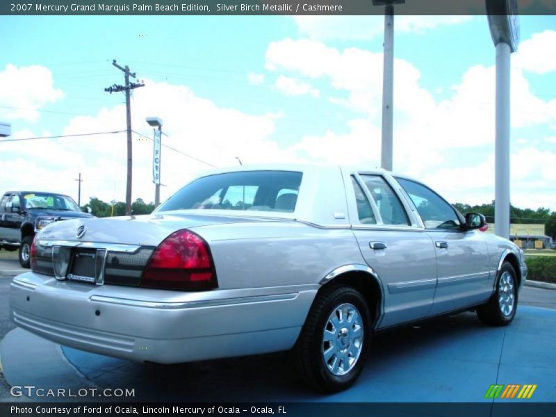 Silver Birch Metallic / Cashmere 2007 Mercury Grand Marquis Palm Beach Edition