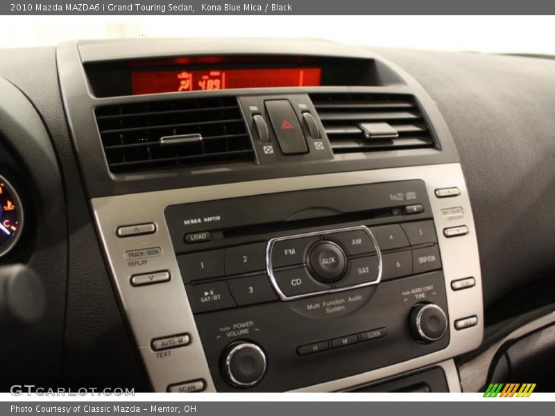 Kona Blue Mica / Black 2010 Mazda MAZDA6 i Grand Touring Sedan