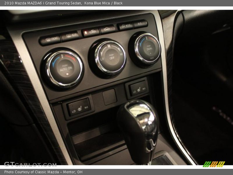 Kona Blue Mica / Black 2010 Mazda MAZDA6 i Grand Touring Sedan