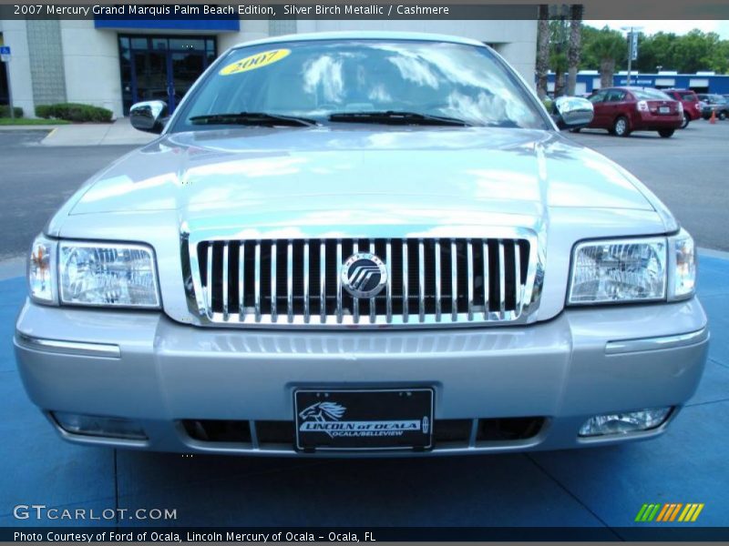 Silver Birch Metallic / Cashmere 2007 Mercury Grand Marquis Palm Beach Edition