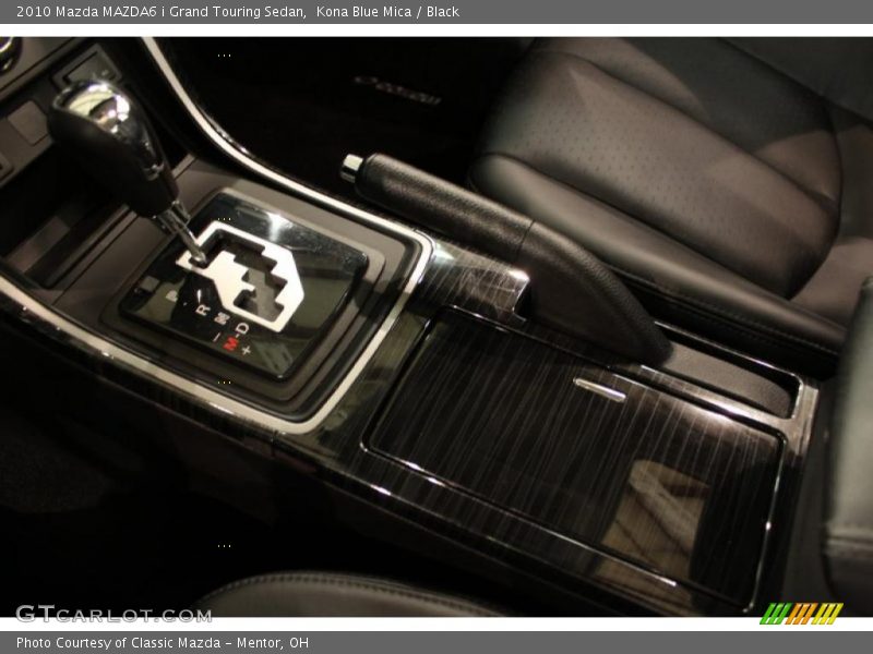 Kona Blue Mica / Black 2010 Mazda MAZDA6 i Grand Touring Sedan