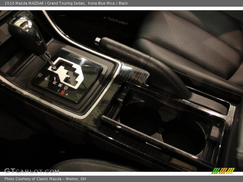 Kona Blue Mica / Black 2010 Mazda MAZDA6 i Grand Touring Sedan