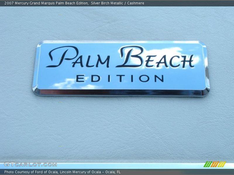  2007 Grand Marquis Palm Beach Edition Logo