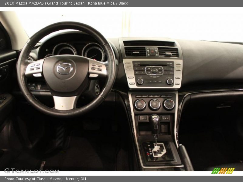 Kona Blue Mica / Black 2010 Mazda MAZDA6 i Grand Touring Sedan