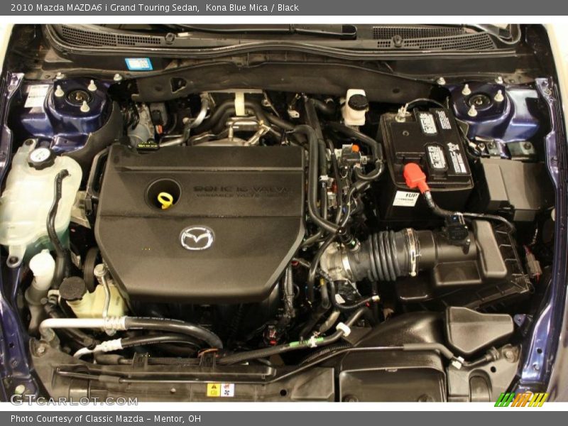 Kona Blue Mica / Black 2010 Mazda MAZDA6 i Grand Touring Sedan