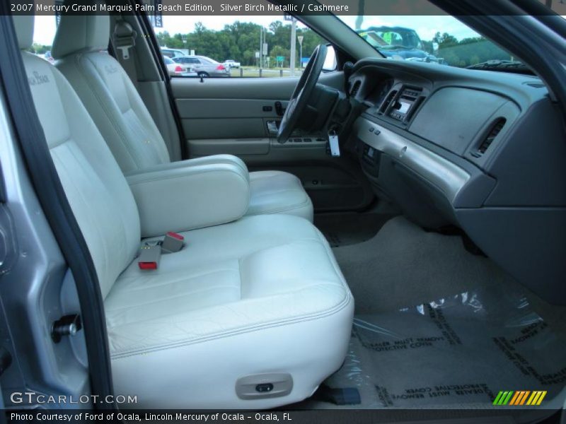 Silver Birch Metallic / Cashmere 2007 Mercury Grand Marquis Palm Beach Edition