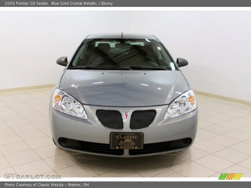Blue Gold Crystal Metallic / Ebony 2009 Pontiac G6 Sedan