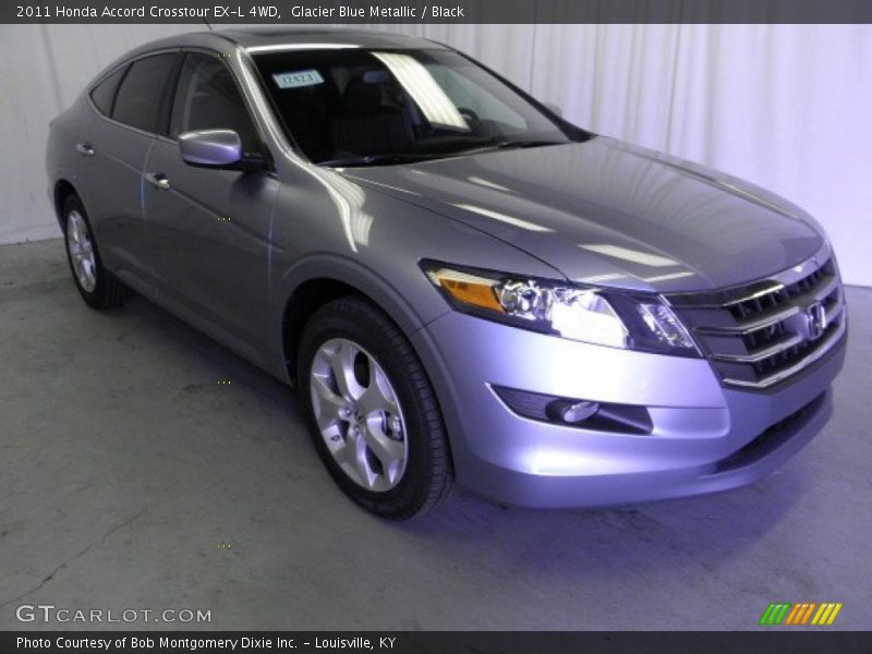 Glacier Blue Metallic / Black 2011 Honda Accord Crosstour EX-L 4WD