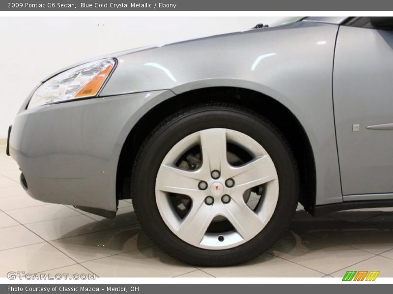 Blue Gold Crystal Metallic / Ebony 2009 Pontiac G6 Sedan