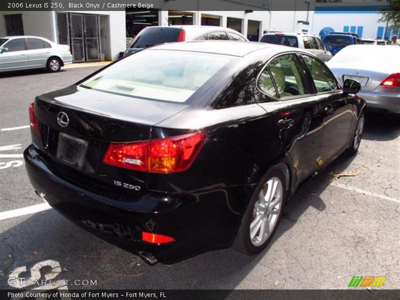Black Onyx / Cashmere Beige 2006 Lexus IS 250