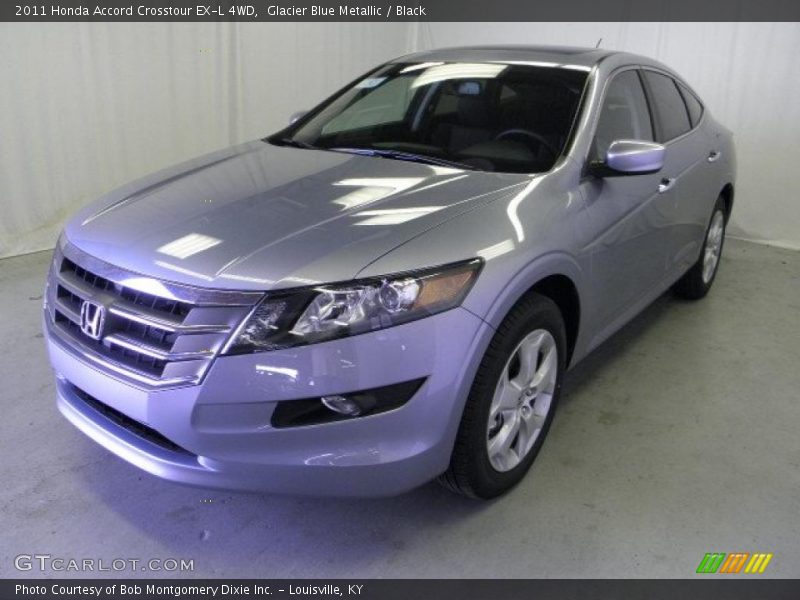Glacier Blue Metallic / Black 2011 Honda Accord Crosstour EX-L 4WD