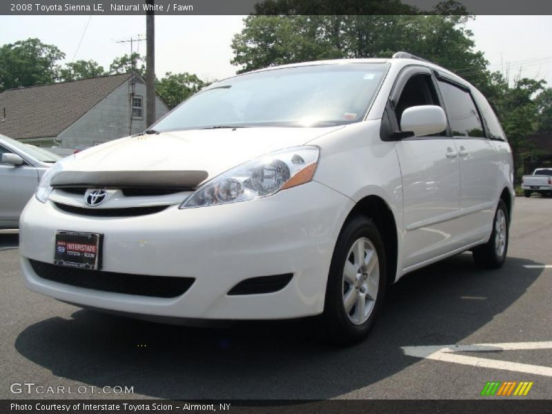 Natural White / Fawn 2008 Toyota Sienna LE