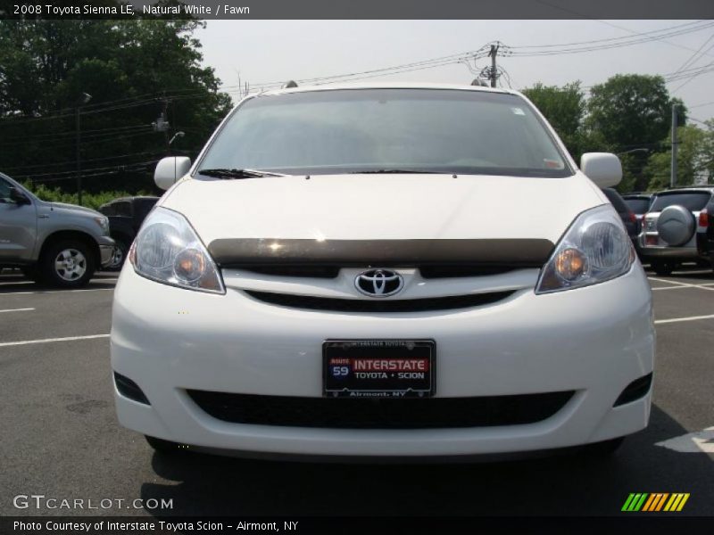 Natural White / Fawn 2008 Toyota Sienna LE