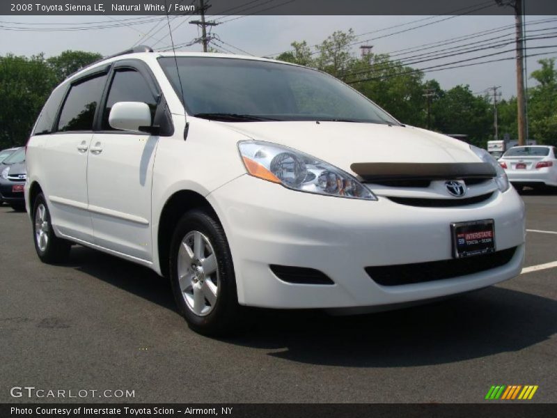 Natural White / Fawn 2008 Toyota Sienna LE