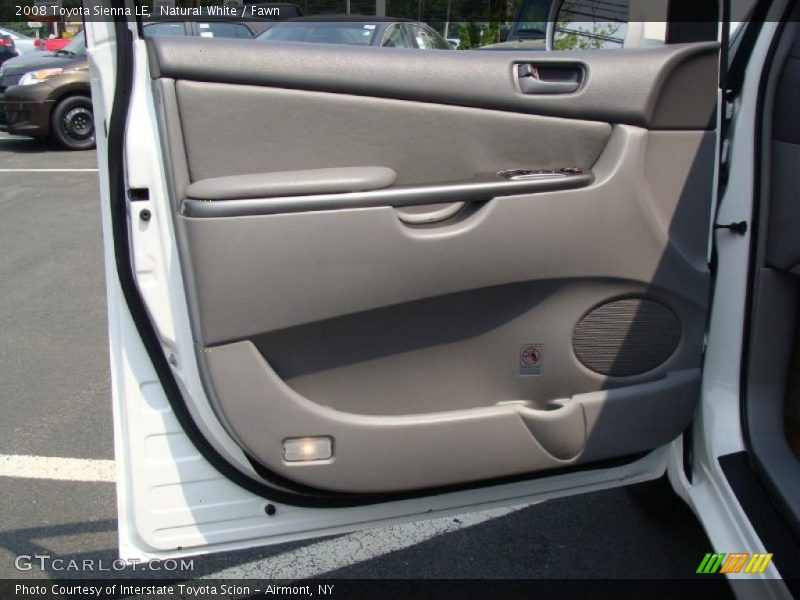Natural White / Fawn 2008 Toyota Sienna LE
