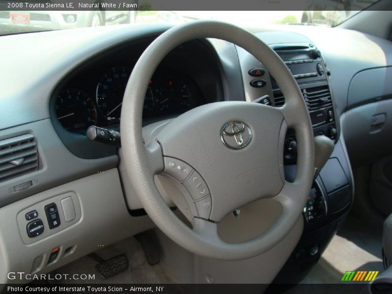 Natural White / Fawn 2008 Toyota Sienna LE