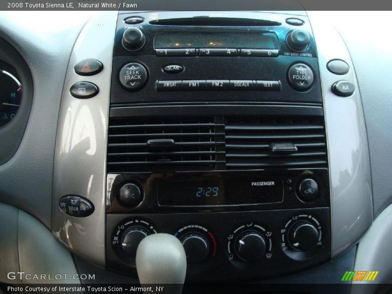 Natural White / Fawn 2008 Toyota Sienna LE