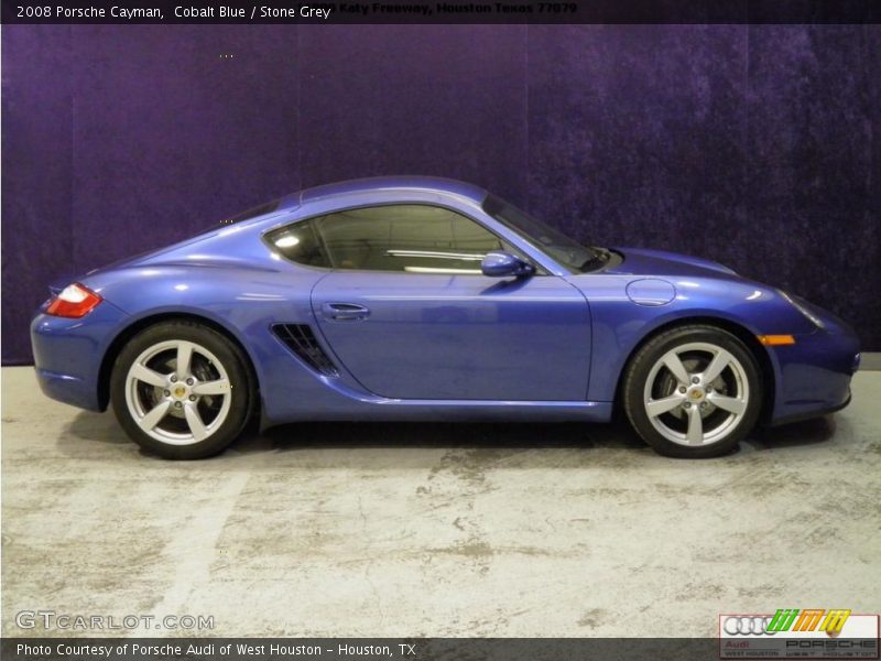 Cobalt Blue / Stone Grey 2008 Porsche Cayman