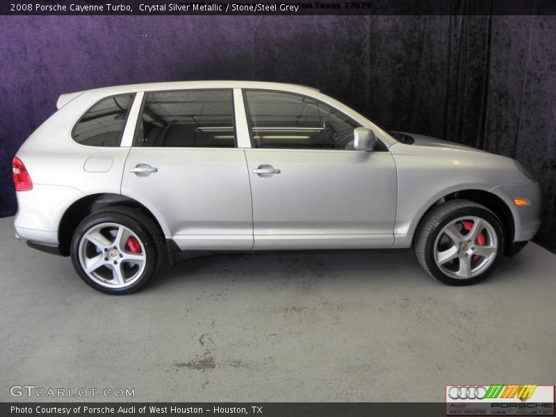 Crystal Silver Metallic / Stone/Steel Grey 2008 Porsche Cayenne Turbo