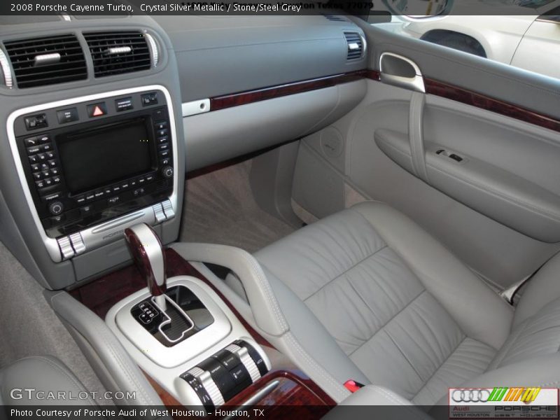 Crystal Silver Metallic / Stone/Steel Grey 2008 Porsche Cayenne Turbo