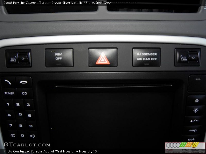 Crystal Silver Metallic / Stone/Steel Grey 2008 Porsche Cayenne Turbo