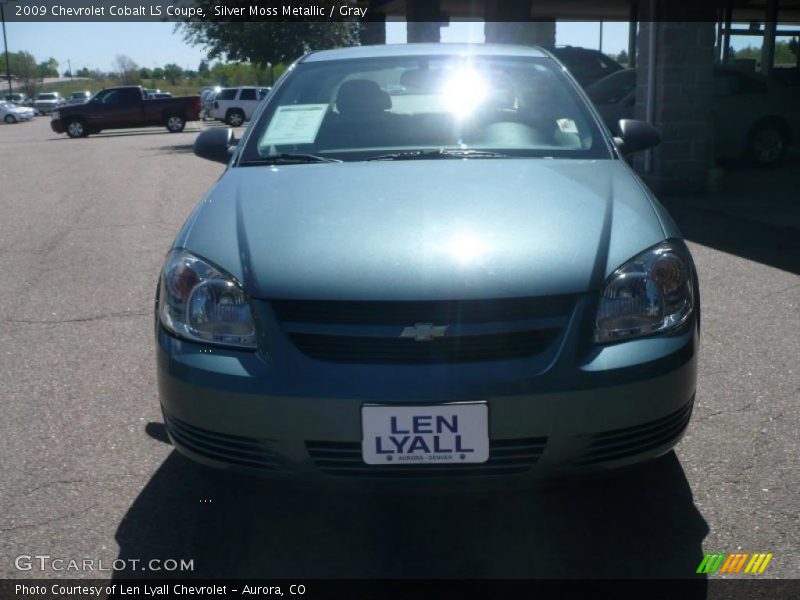 Silver Moss Metallic / Gray 2009 Chevrolet Cobalt LS Coupe