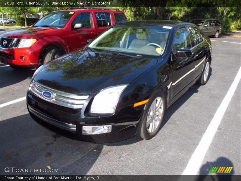 Black Ebony / Medium Light Stone 2008 Ford Fusion SEL V6