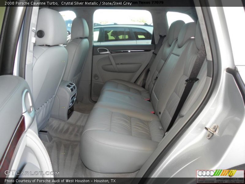 Crystal Silver Metallic / Stone/Steel Grey 2008 Porsche Cayenne Turbo