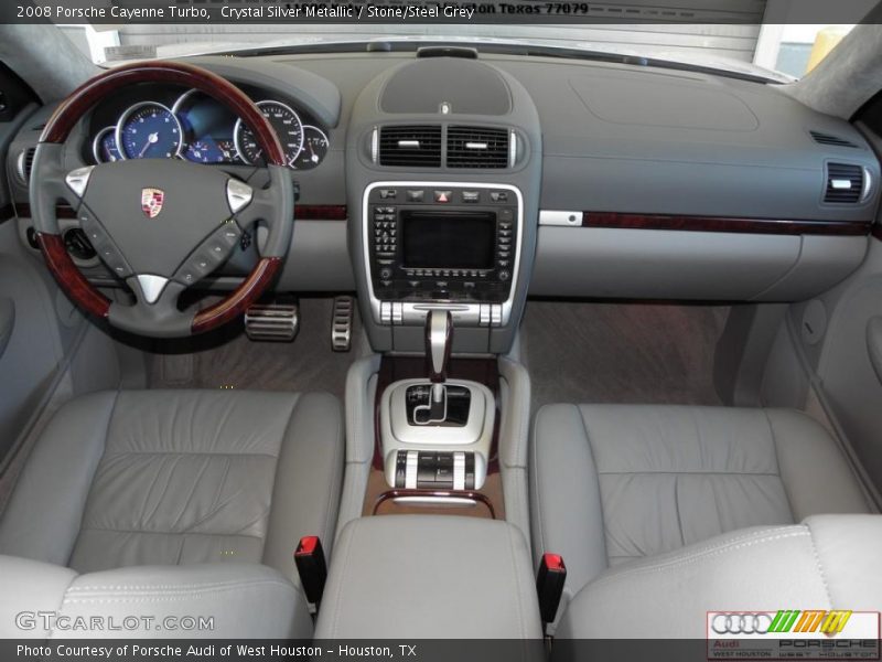 Crystal Silver Metallic / Stone/Steel Grey 2008 Porsche Cayenne Turbo