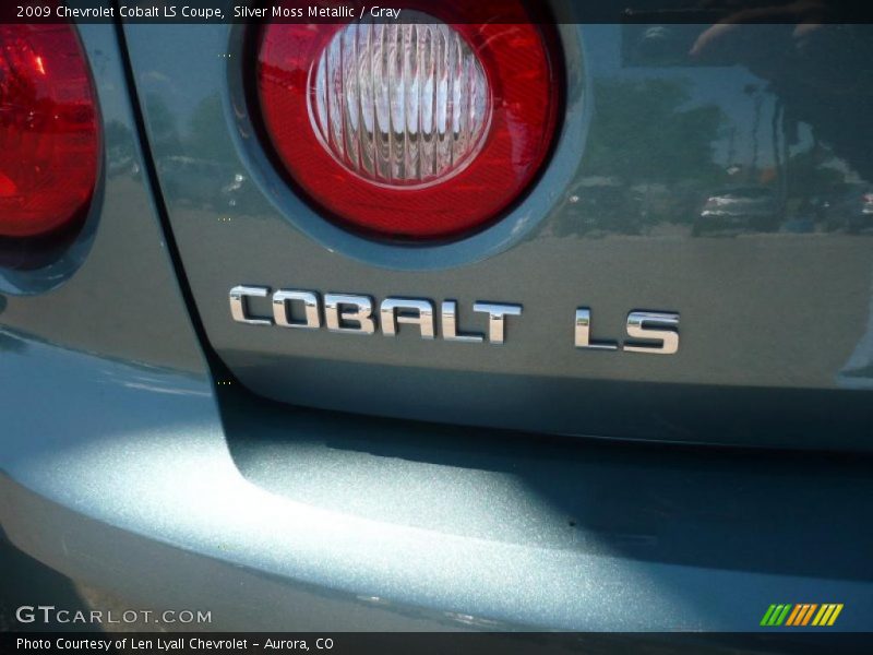 Silver Moss Metallic / Gray 2009 Chevrolet Cobalt LS Coupe