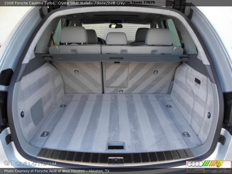 Crystal Silver Metallic / Stone/Steel Grey 2008 Porsche Cayenne Turbo