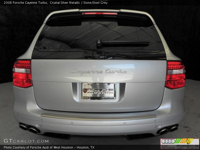 Crystal Silver Metallic / Stone/Steel Grey 2008 Porsche Cayenne Turbo