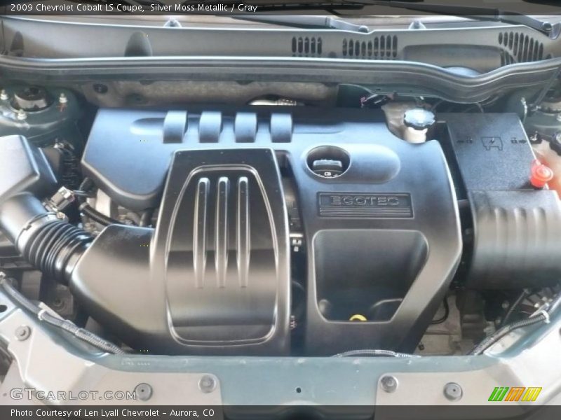 Silver Moss Metallic / Gray 2009 Chevrolet Cobalt LS Coupe