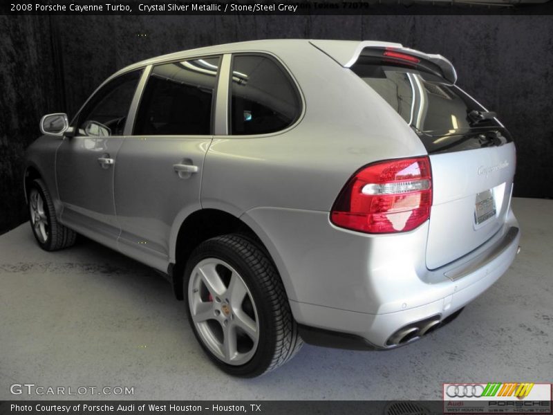 Crystal Silver Metallic / Stone/Steel Grey 2008 Porsche Cayenne Turbo