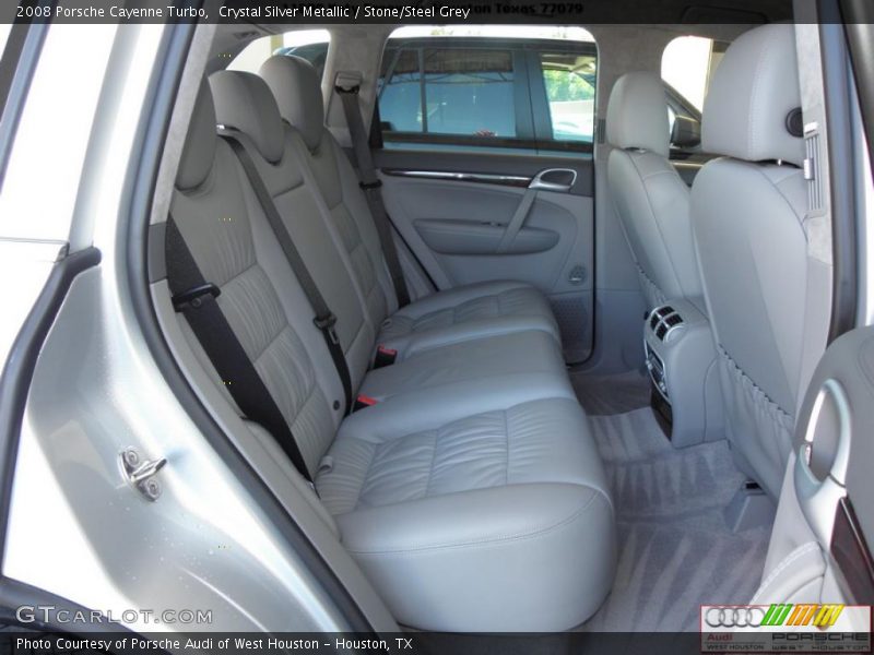 Crystal Silver Metallic / Stone/Steel Grey 2008 Porsche Cayenne Turbo