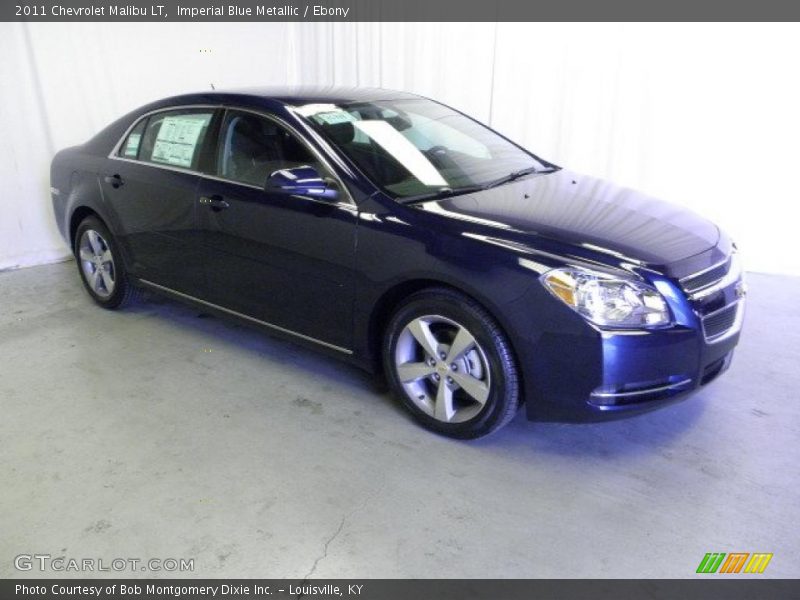 Imperial Blue Metallic / Ebony 2011 Chevrolet Malibu LT