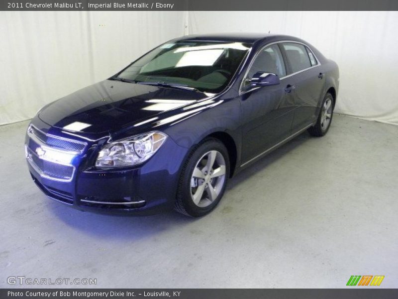 Imperial Blue Metallic / Ebony 2011 Chevrolet Malibu LT